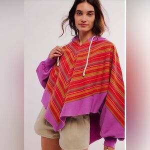 Free people Radness Sweatshirt - XS/S - Pink Combo - NWT